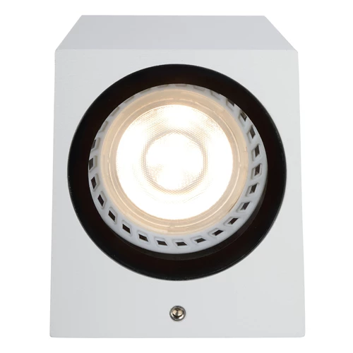 Lucide ZARO - Wall spotlight / Wall light Indoor/Outdoor - 2xGU10 - IP65 - White - detail 1